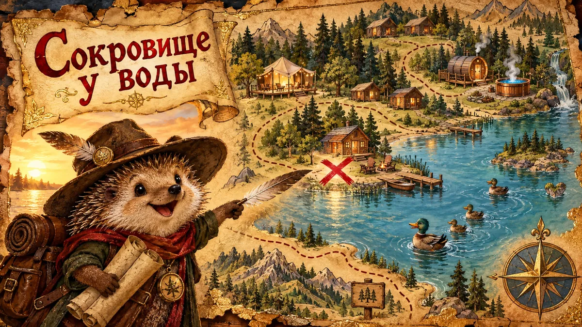 Обложка статьи: Интерактивная карта территории базы отдыха: выбор домика на карте при бронировании