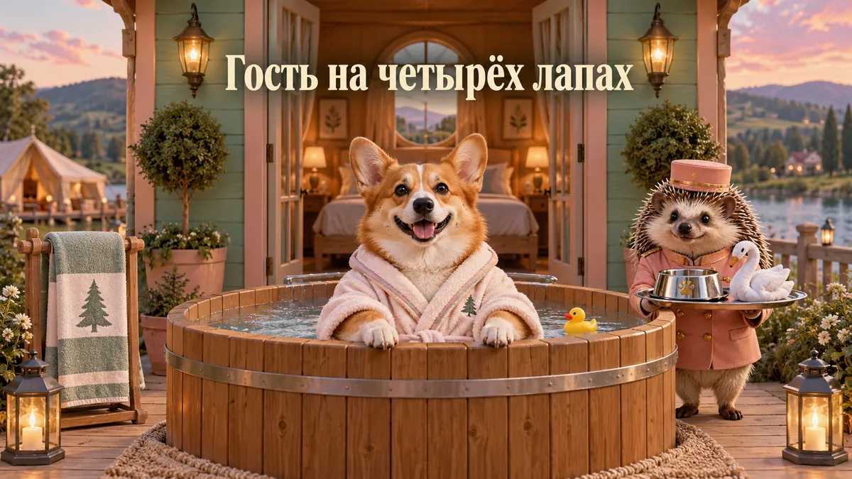 Обложка статьи: Отдых с собакой: как сделать базу отдыха pet-friendly и зарабатывать на этом