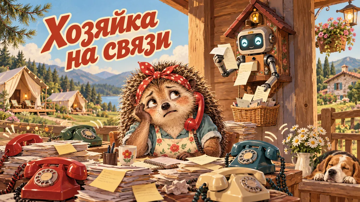 Обложка статьи: Программа для гостевого дома на 5–15 номеров: брони, оплаты и ответы гостям