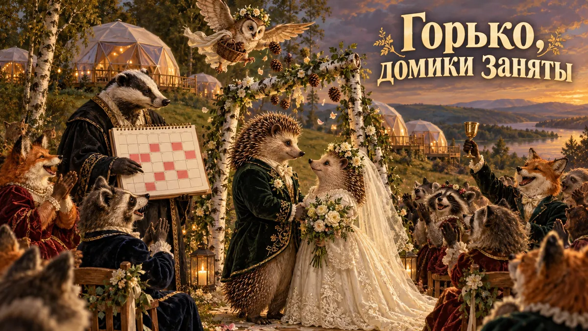 Обложка статьи: Свадьбы на базе отдыха и в глэмпинге: как продавать площадку
